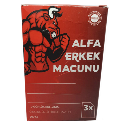 3 Kutu Alfa Macun Erkek Macunu