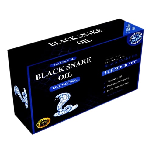 Black Snake Oil 3 lü Süper Set / Black Snake Oil Superset